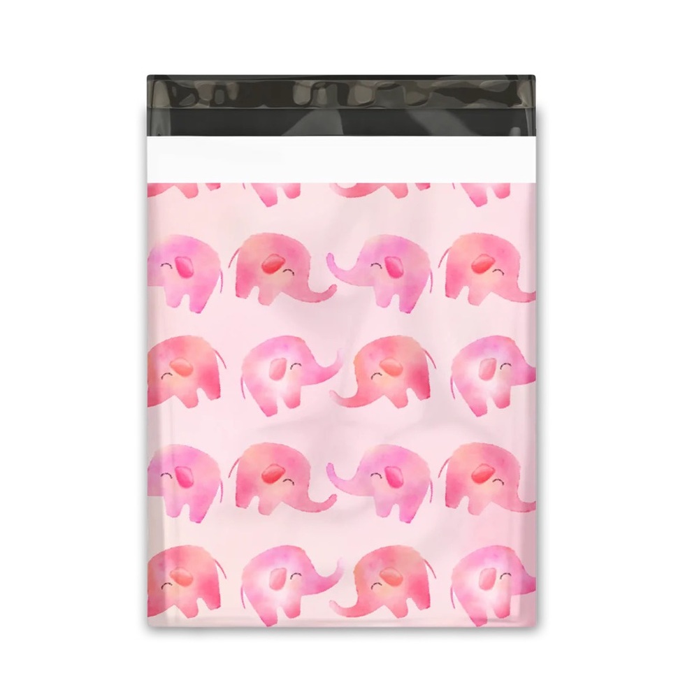 Pink Elephant 🐘 Poly Mailers 10x13 Pack of 25